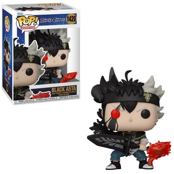 Funko POP Animation Black Clover - Black Asta 1420 Vinyl Figure
