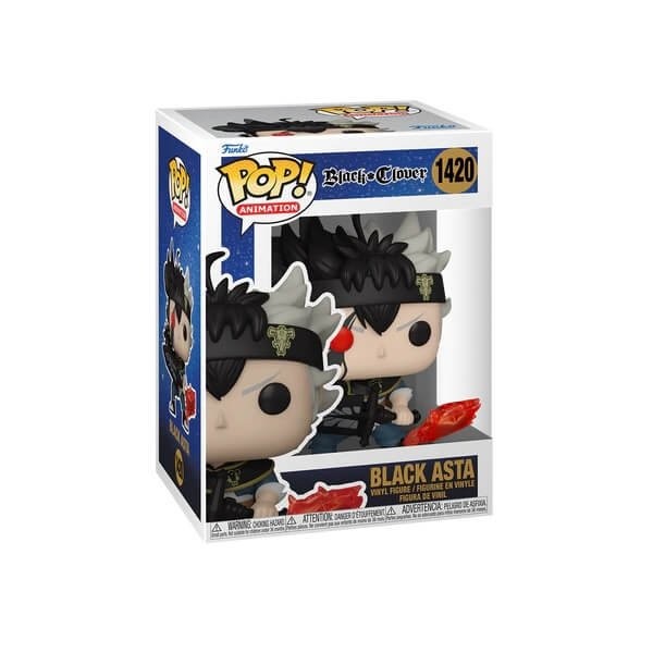 Funko POP Animation Black Clover - Black Asta 1420 Vinyl Figure