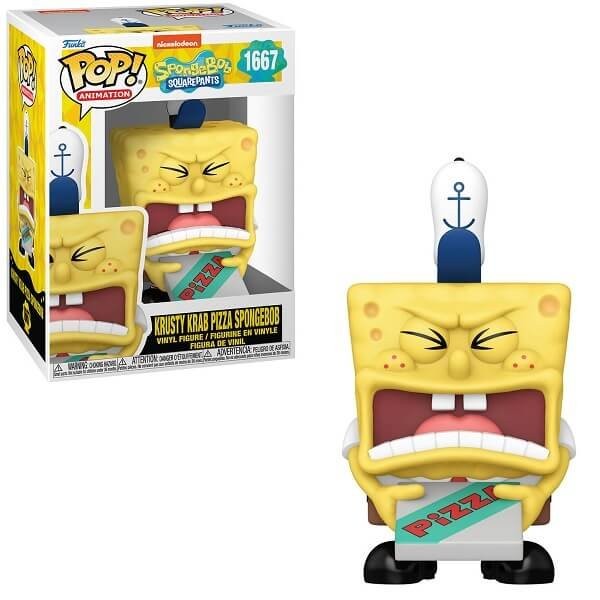 Funko POP Animation Spongebob Squarepants - Krusty Krab Pizza SpongeBob 1667 Vinyl Figure