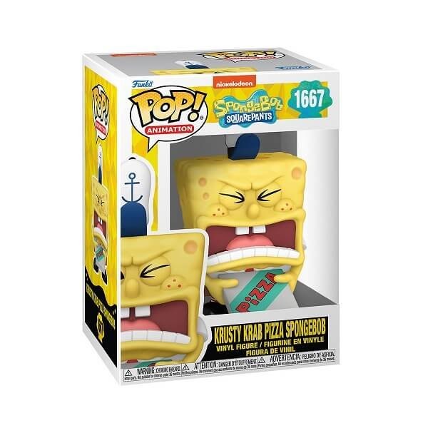 Funko POP Animation Spongebob Squarepants - Krusty Krab Pizza SpongeBob 1667 Vinyl Figure