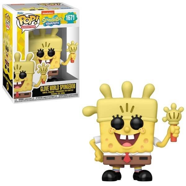 Funko POP Animation Spongebob Squarepants - Glove World SpongeBob 1671 Vinyl Figure
