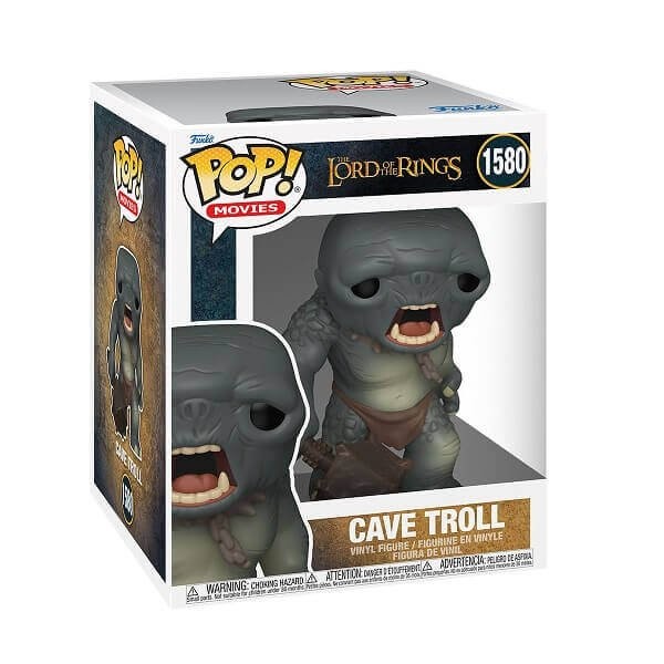 Funko POP Movies The Lord of the Rings - Cave Troll 1580 Super-sized 6" Vinyl Figure