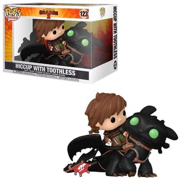 Funko POP Rides How to Train Your Dragon 2 - Hiccup with Toothless 123 Vinyl Figure