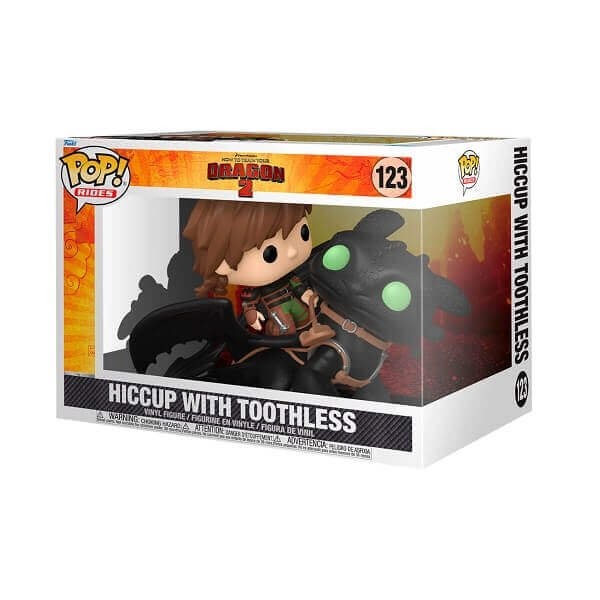 Funko POP Rides How to Train Your Dragon 2 - Hiccup with Toothless 123 Vinyl Figure