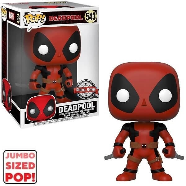 Funko POP Marvel Deadpool - Deadpool Jumbo 10" 543 Bobble-Head Special Edition Exclusive