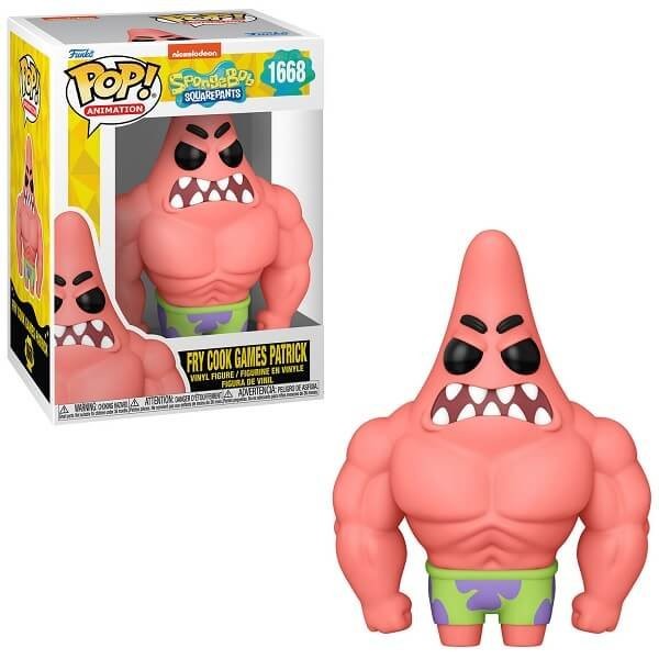 Funko POP Animation Spongebob Squarepants - Fry Cook Games Patrick 1668 Vinyl Figure