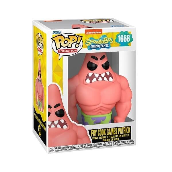 Funko POP Animation Spongebob Squarepants - Fry Cook Games Patrick 1668 Vinyl Figure