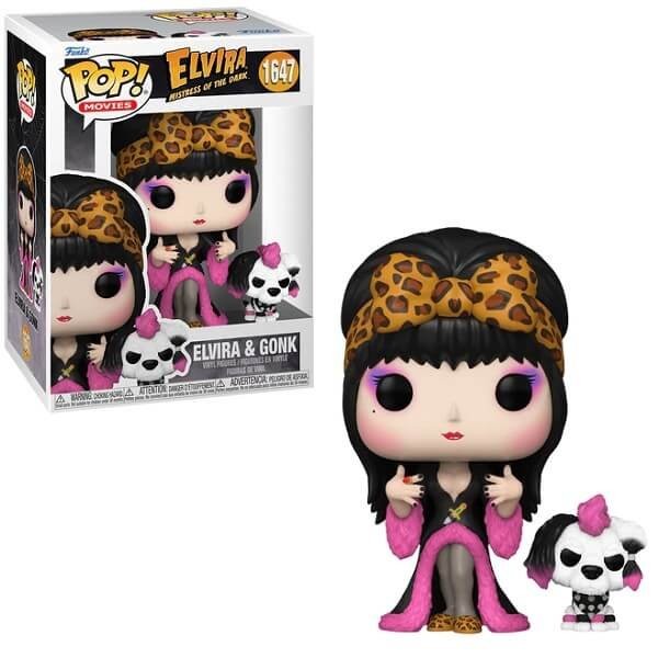 Funko POP Movies Elvira Mistress of the Dark - Elvira & Gonk 1647 Vinyl Figure