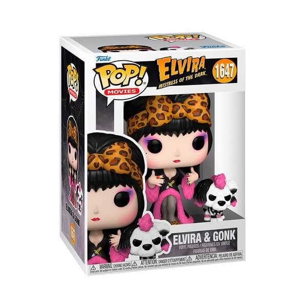 Funko POP Movies Elvira Mistress of the Dark - Elvira & Gonk 1647 Vinyl Figure
