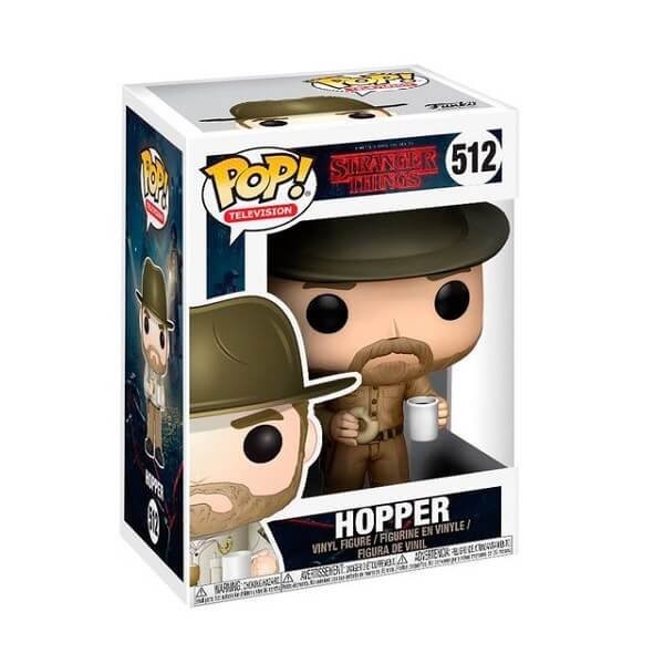 Funko POP Television Stranger Things - Hopper 512 Vinyl Figure