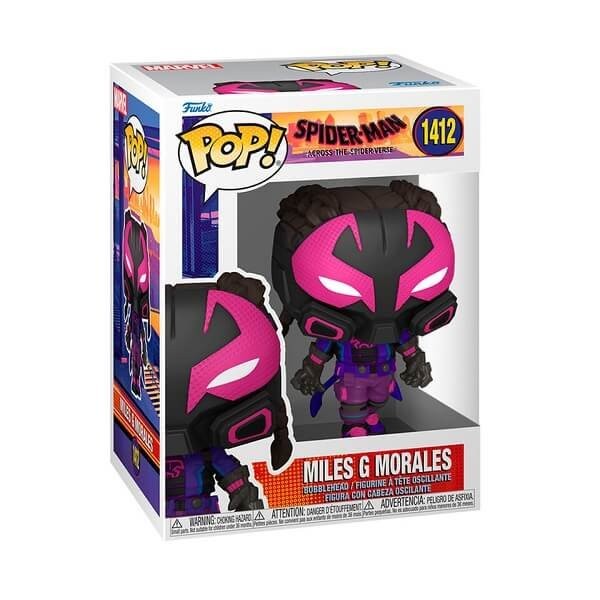 Funko POP Marvel Spider-Man Across the Spider-Verse - Miles G Morales 1412 Bobble-Head