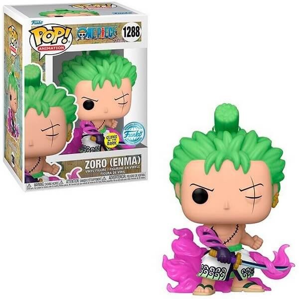 Funko POP Animation One Piece - Zoro (Enma) GitD 1288 Vinyl Figure Special Edition