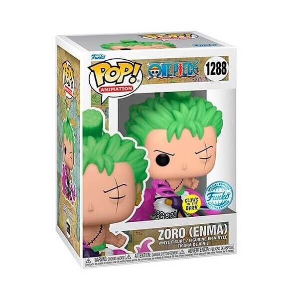 Funko POP Animation One Piece - Zoro (Enma) GitD 1288 Vinyl Figure Special Edition
