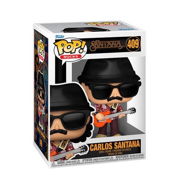 Funko POP Rocks Carlos Santana - Carlos Santana 409 Vinyl Figure
