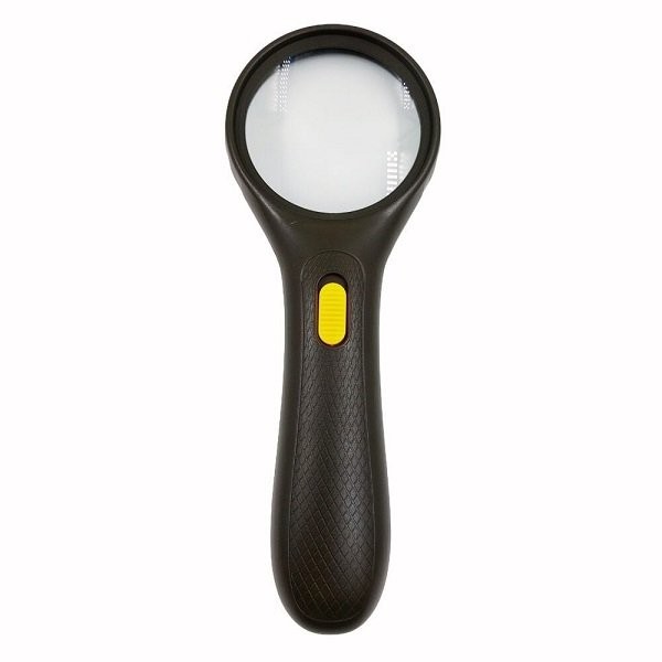 Μεγεθυντικός Φακός Χειρός 75mm x2.5 με Ισχυρό Led Φωτισμό