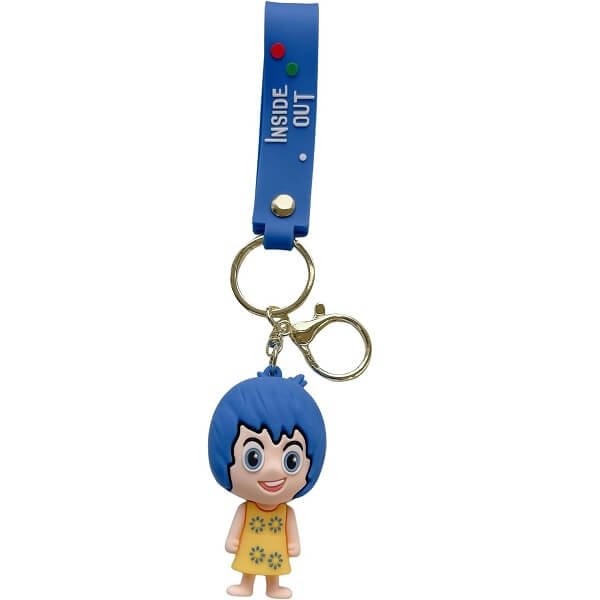 3D Μπρελόκ Σιλικόνης Inside Out - Joy - 8 εκ.