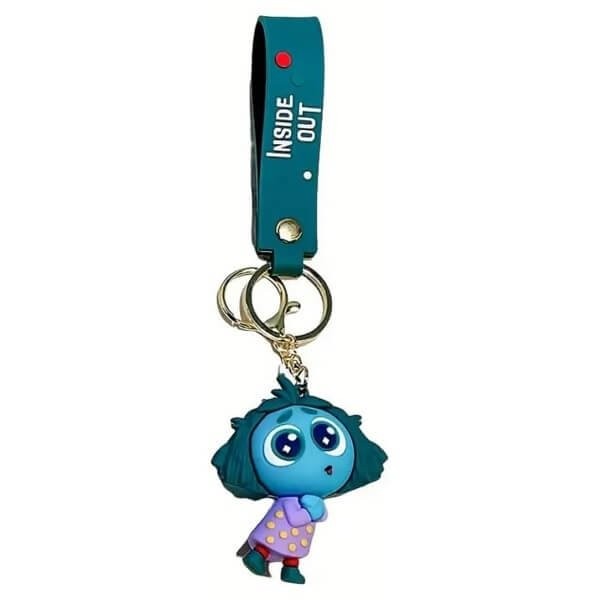 3D Μπρελόκ Σιλικόνης Inside Out - Envy - 8 εκ.