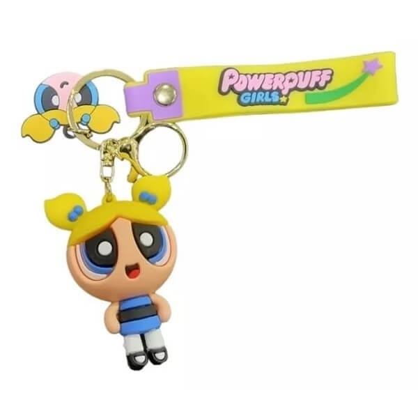 3D Μπρελόκ Σιλικόνης The Powerpuff Girls - Bubbles - 8 εκ.