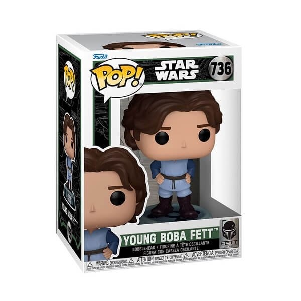 Funko POP Star Wars - Young Boba Fett 736 Bobble-Head