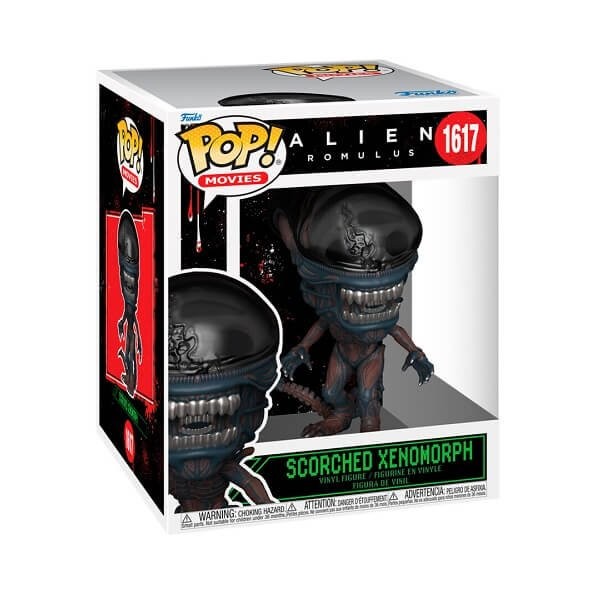 Funko POP Movies Alien Romulus - Scorched Xenomorph 1617 Supersized 6" Vinyl Figure