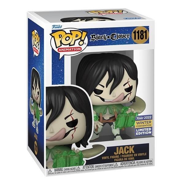Funko POP Animation Black Clover - Jack 1181 Vinyl Figure 2022 Winter Convention Exclusive