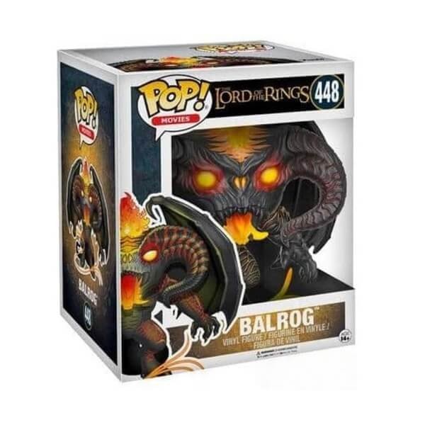 Funko POP Movies The Lord of the Rings - Balrog 448 Super-sized 6" Vinyl Figure