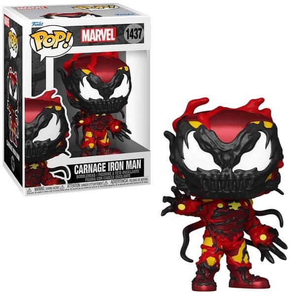 Funko POP Marvel - Carnage Iron Man 1437 Bobble-Head