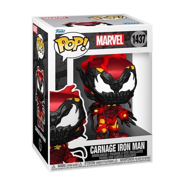 Funko POP Marvel - Carnage Iron Man 1437 Bobble-Head