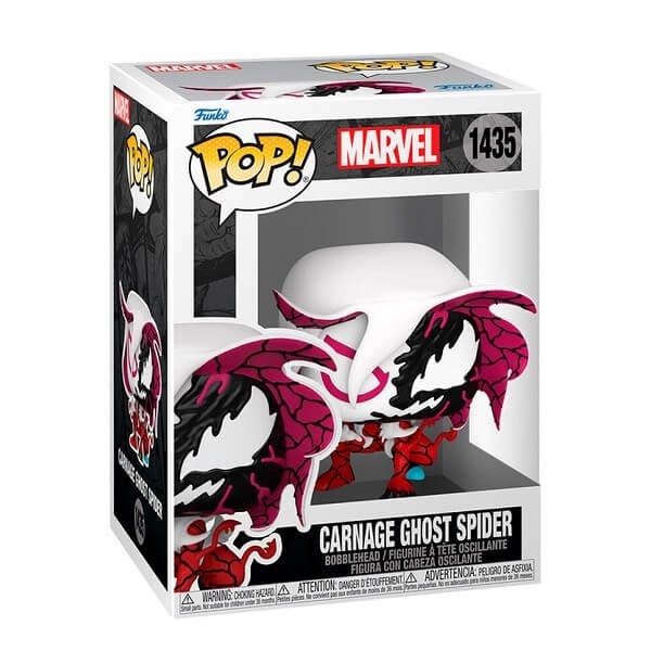 Funko POP Marvel - Carnage Ghost Spider 1435 Bobble-Head