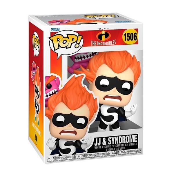 Funko POP Disney The Incredibles - JJ & Syndrome 1506 Vinyl Figure