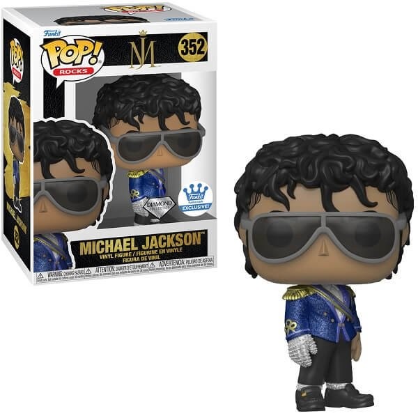 Funko POP Rocks Michael Jackson - Michael Jackson Diamond 352 Vinyl Figure Funko Shop Exclusive