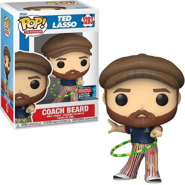 Funko POP Television Ted Lasso - Coach Beard 1282 Vinyl Figure 2022 Fall Convention Exclusive