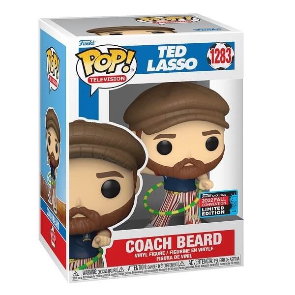 Funko POP Television Ted Lasso - Coach Beard 1282 Vinyl Figure 2022 Fall Convention Exclusive