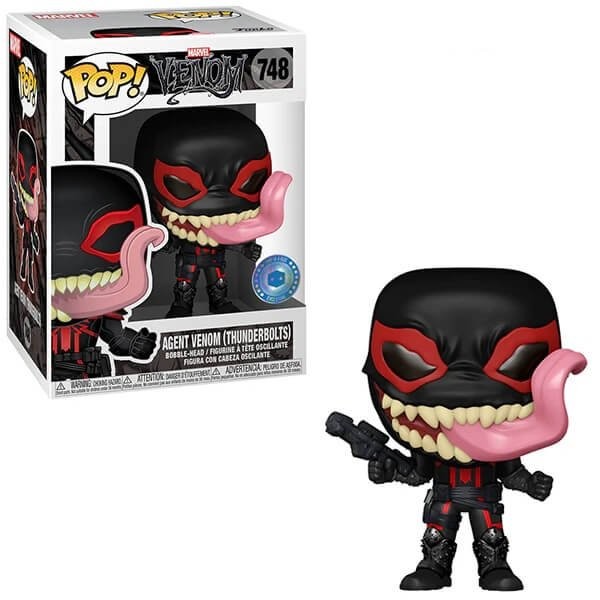 Funko POP Marvel Venom - Agent Venom (Thunderbolts) 748 Bobble-Head Pop in a Box Exclusive