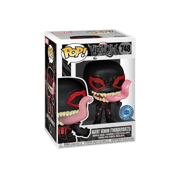 Funko POP Marvel Venom - Agent Venom (Thunderbolts) 748 Bobble-Head Pop in a Box Exclusive