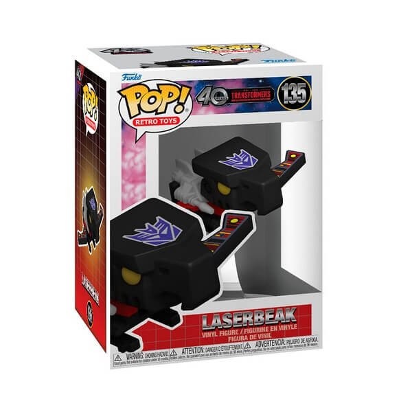 Funko POP Retro Toys 40 Years Transformers - Laserbeak 135 Vinyl Figure