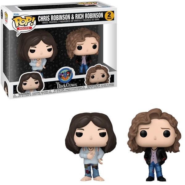 Funko POP Rocks The Black Crowes - Chris Robinson & Rich Robinson 2-pack Vinyl Figures