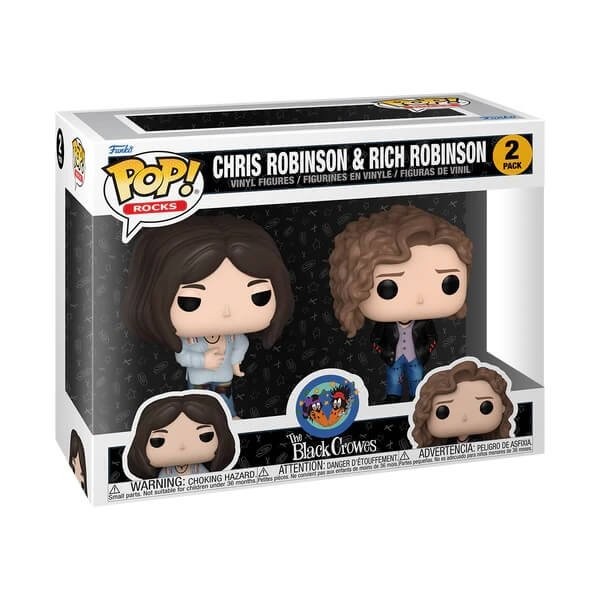 Funko POP Rocks The Black Crowes - Chris Robinson & Rich Robinson 2-pack Vinyl Figures