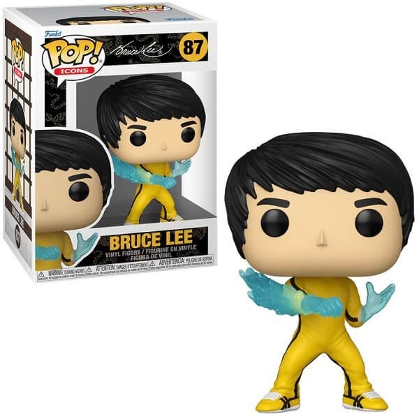 Funko POP Icons Bruce Lee - Bruce Lee 87 Vinyl Figure