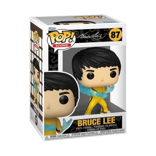 Funko POP Icons Bruce Lee - Bruce Lee 87 Vinyl Figure