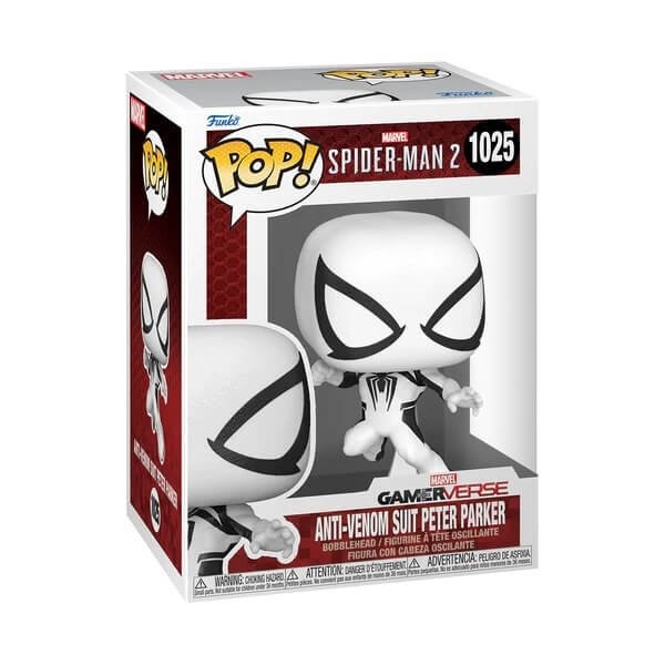 Funko POP Marvel GamerVerse Spider-Man 2 - Anti-Venom Suit Peter Parker 1025 Bobble-Head