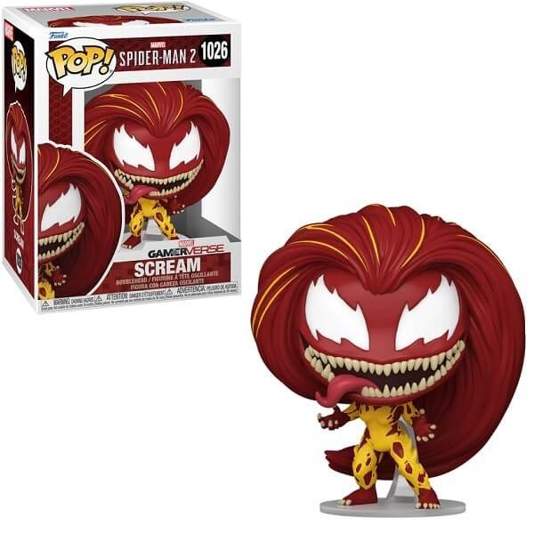 Funko POP Marvel GamerVerse Spider-Man 2 - Scream 1026 Bobble-Head
