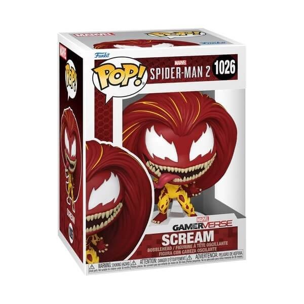 Funko POP Marvel GamerVerse Spider-Man 2 - Scream 1026 Bobble-Head
