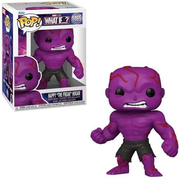 Funko POP Marvel What If? - Happy "The Freak" Hogan 1465 Bobble-Head