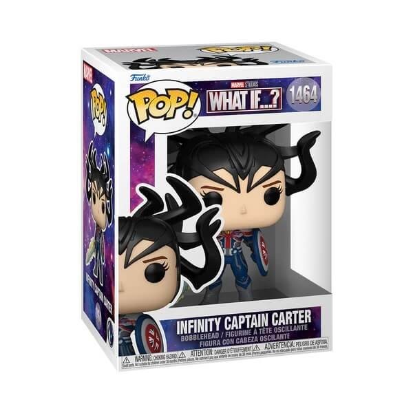 Funko POP Marvel What If? - Infinity Captain Carter 1464 Bobble-Head