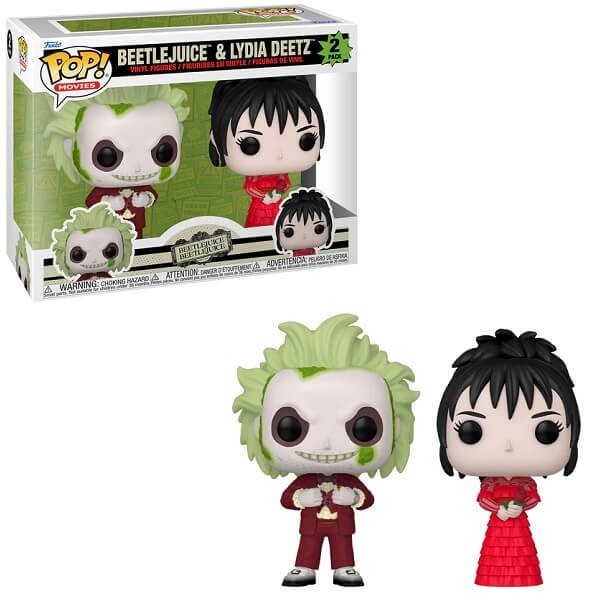 Funko POP Movies Beetlejuice Beetlejuice - Beetlejuice & Lydia Deetz 2-pack Vinyl Figures