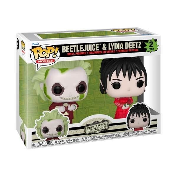 Funko POP Movies Beetlejuice Beetlejuice - Beetlejuice & Lydia Deetz 2-pack Vinyl Figures