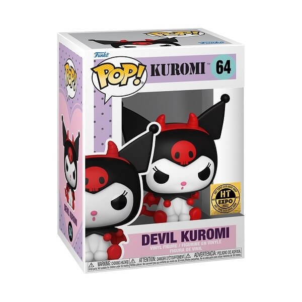 Funko POP Kuromi - Devil Kuromi 64 Vinyl Figure Hot Topic Exclusive Drop Expo 2022