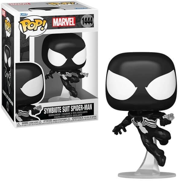 Funko POP Marvel - Symbiote Suit Spider-Man 1444 Bobble-Head