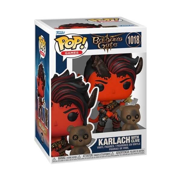 Funko POP Games Baldur’s Gate 3 - Karlach with Clive 1018 Vinyl Figure